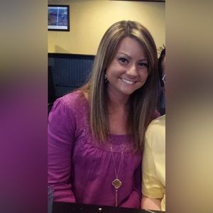 Purple lace detail top